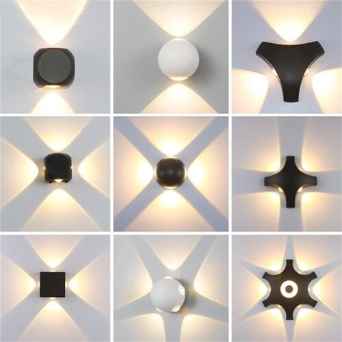 86LIGHT Outdoor Wall Lamp Fixture LED Waterproof Sconces Creative Decorative For Patio Stair Aisle Garden Villa