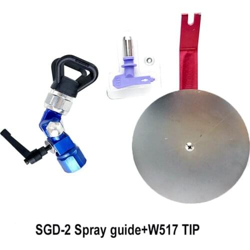 Universal Airless Spray Paint Gun Guide and spray gun tip 517 nozzle Accessory Tool fits most Paint Sprayer guns that are 7/8"