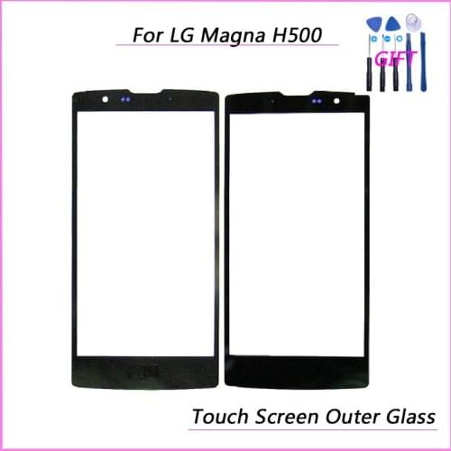 Outer Front Glass Lens For LG Magna H500 H502F H500F H501 H520G Y90 G4c H522Y H525N Front Panel Glass Replacement Parts
