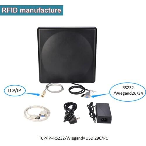 Impinj R2000 Integrated UHF RFID readerYR911((TCP+SERIAL 865~868Mhz) +1pc desktop writer +free sample stronger new pvc card