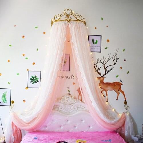Bed curtain yarn European-style princess wind mosquito net one-in-one home decoration curtain screen