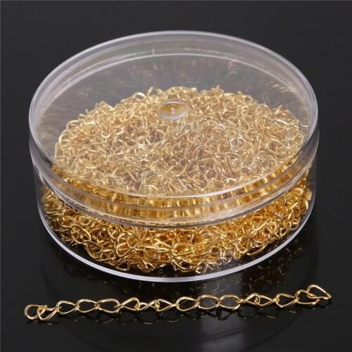4x70mm Approx 100pcs/Box Iron Chains For Jewelry Making Necklace Bracelet DIY Jewelry Findings