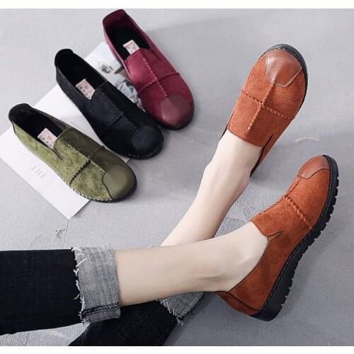 QWEDF 2019 Spring Women Vulcanize Shoes Sneakers Shoes Ladies Slip On Breathable Shallow Casual Loafers chaussure Z3-22