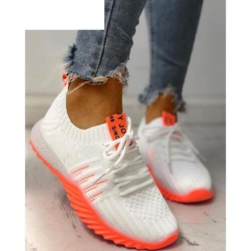 2021 New Women Platform Chunky Sneakers Casual Vulcanize Shoes Luxury Designer Female Fashion Sneakers Chaussures Femme