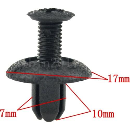 20pcs Bumper Fender Mountings Rivet Clips for Mitsubishi Pajero Mini Lancer MB253964 90467-07030-01 90467-07030-33