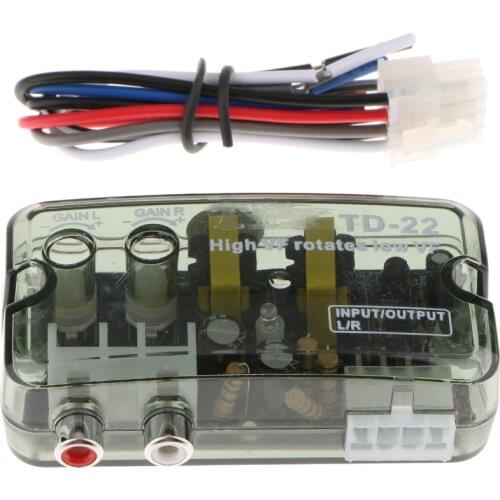Auto Stereo Audio REM Subwoofer High To Low Level Output Converter ACC Control