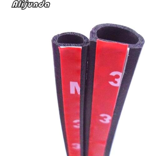 Large D Small D 4 meters car door gasket noise dust seal tape for Mitsubishi ASX Outlander Lancer Evolution Pajero Eclipse Gra