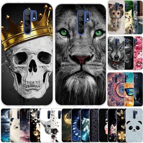 For Xiaomi Redmi 9 Case 6.53" Silicone Soft TPU Phone Case for Xiaomi Redmi 9 Case Back Cover for Xiaomi Redmi 9 Case Bumper