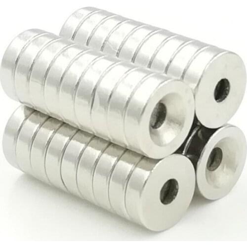 10 x 3mm Hole 3mm Ring Neodymium Countersunk Magnets 10x3 Super Strong Rare Earth Magnet 50/100pcs