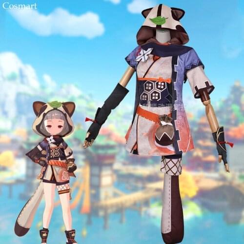 Anime Genshin Impact Sayu Game Suit Lovely Kimono Uniform Cosplay Costume Halloween Carnival Party Outfit 2021 NEW