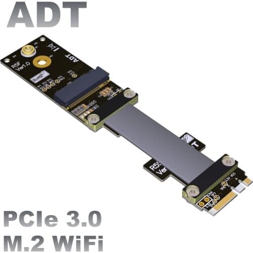 M.2 WiFi interface A.E key wireless network card extension cable adapter board extension NGFF full speed stable ADT customizable