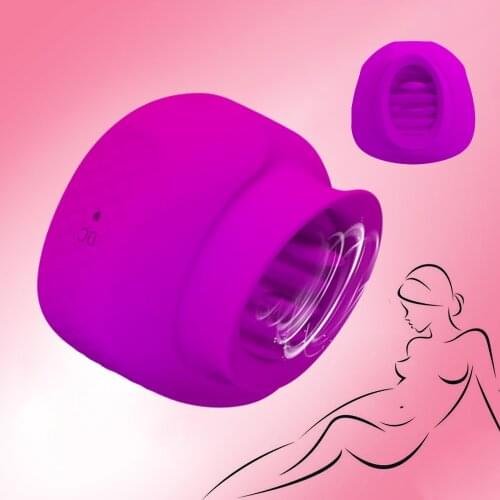 Mini Powerful Clitoris Licking Stimulator Sex Toys for Women Oral Clitoris Tongue Vibrator Breast Enlarge Female Masturbation