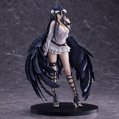 Vogue Pure White Devil Overlord Albed Game Anime Novel Sexy so-bin Ver. 27cm Figure Model Toy