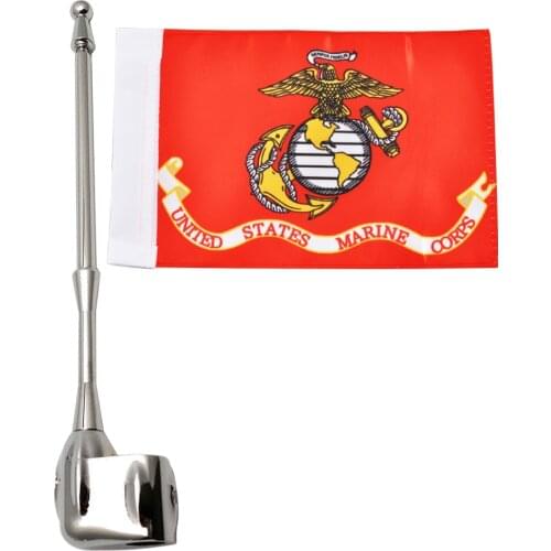 Multiple Styles Premium Flag Mast Kit Fit For Decorative Honda Goldwing 1800 GL1800 2001 - 2011