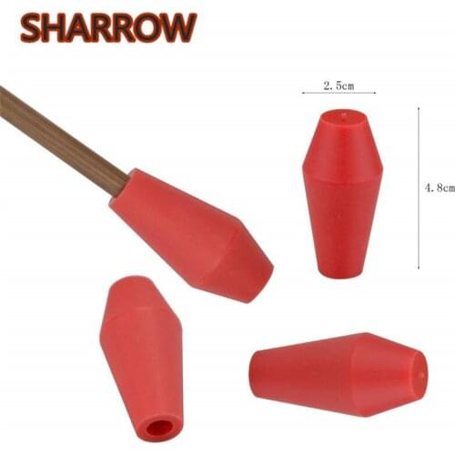 6/12pcs Archery Safety Arrows Arrowhead Blunt Arrow Tips Nylon Broadhead Fit 8mm Arrow Shaft For Shooting Practice Accessories