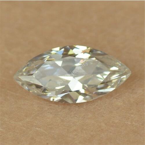 Wholesale Price 5A 1.5x3~10x20mm Marquise Shape White Lab Made Cubic Zirconia Stone Synthetic Gems CZ Zircon Stone For Jewelry