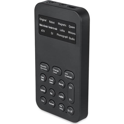 Hot Sale Professional Mini Voice Changer Universal Sound Card For Mobile Computer Voice Recording Game