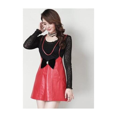 Top brand Slim Fashion 2020 Leather Dress P1 high quality