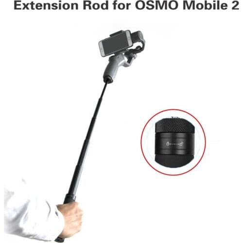 Extension Stick Rod Pole Scalable Holder for DJI OSMO Mobile 2/3 Handheld Smartphone Mobile 2 / 3 Zhiyun Smooth Gimbal Accessory