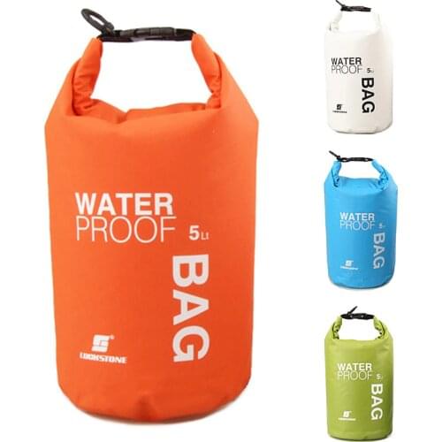 Waterproof Dry Bag 2L 5L 10L 15L PVC Backpack Floating Boating Rafting Kayaking Camping Hiking River Swimming Travel Bag Pouch