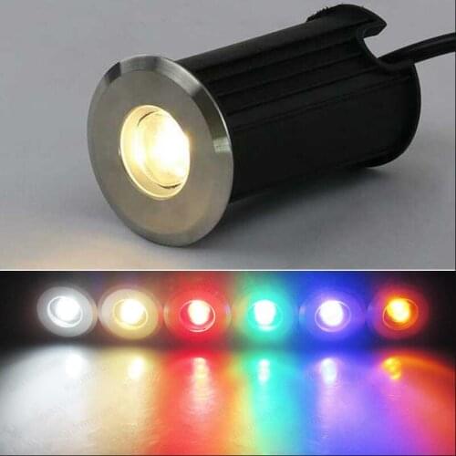 Waterproof 1W 3W 5W IP68 Mini LED Underground light Outdoor Ground Garden Path Floor Buried Yard Spot Landscape AC85-265V DC12V