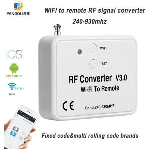 Wifi Switch 240~930mhz remote control bridge WIFI to remote RF converter for garage door for Smart Home