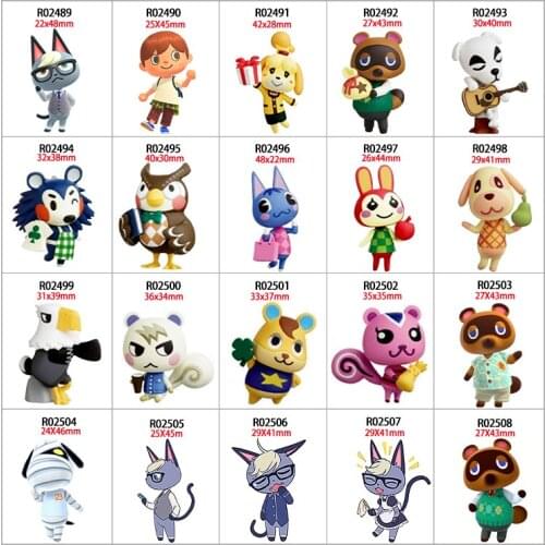 Japanese Cartoon 30pcs/lot Resin Flat back Jewelry Material Garment DIY Craft Supplies Flatback Planar Resin R0248 R0249 R0250