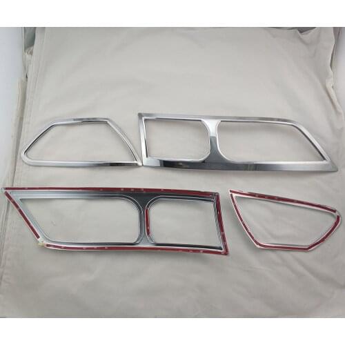1996-2000 For Toyota Mark II GX100 ABS Chrome Head Light Lamp Cover Trim Frame Protector Sticker Car Styling Accessory