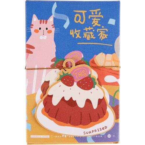 30 Pcs/Set Cute Collector Series Postcard Cartoon Anime Style Greeting Cards Message Cards DIY Journal Decoration