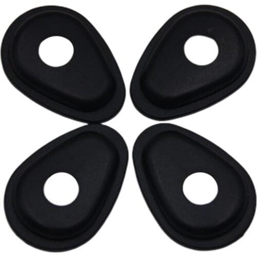 4pcs Turn Signal Adapters Spacers for Yamaha YZF R6 R1 FZ1 FZ6 FZ6R FZ8 FZS10 FZS1000 Light Indicators Front or Rear (Black)