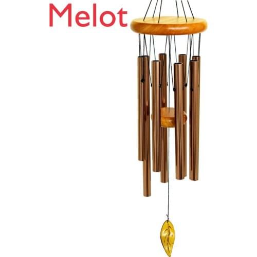 28-Inch Eight-Tube Music Wind Chimes Tuning Metal Tube Home Jewelry Hang Decorations Birthday Gift