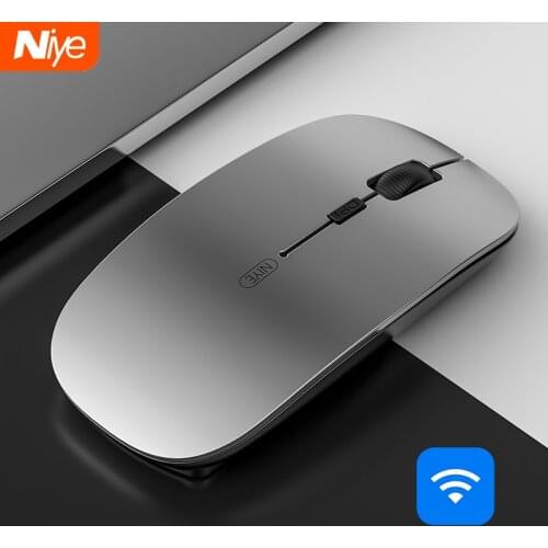 Niye Wireless Mouse Computer Mouse 2.4GHz USB Adapter Home Office Desktop Computer Mice Laptop Wireless Mouse Ergonomic Mouse