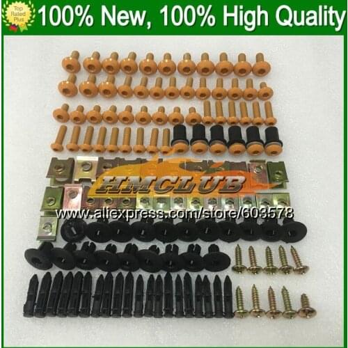 Fairing bolts full screw kit For HONDA CBR600F2 91 92 93 94 CBR600 F2 CBR 600 F2 1991 1992 1993 1994 CL105 Nuts bolt screws Nut