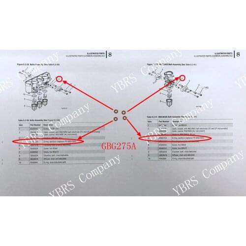 GBG275A O-ring Aperture For ABX M60 Micros60 ES60 CRP Pentra60 Pentra80 MS60 MSCRP 60C+ XL 80 XL80 Beckman 5Diff CP OV AL