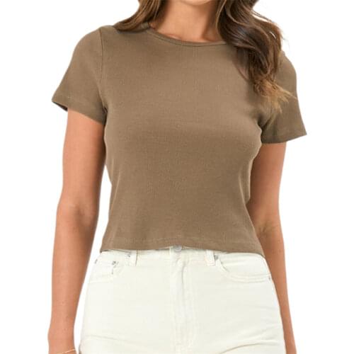 Женские короткие футболки Douhoow China At AliExpress