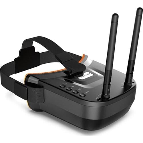 LS-009 5.8G 40CH 3 Inch 480*320 Mini FPV Goggles RaceBand Auto-Searching Receiver Build in 3.7V 1200mAh for FPV Racing Drone