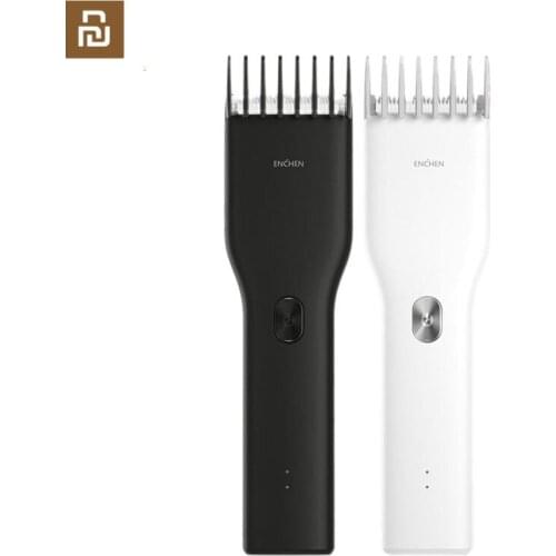 Youpin ENCHEN Boost Hair Clipper USB Rechargeable Two Speed Ceramic Cutter Hair Hair Trimmer Children Hair Clipper