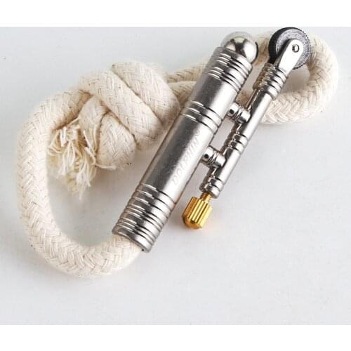 2020 New Metal Windproof Kerosene Lighter Outdoor Camping Source Retro Vintage Velvet Lighter