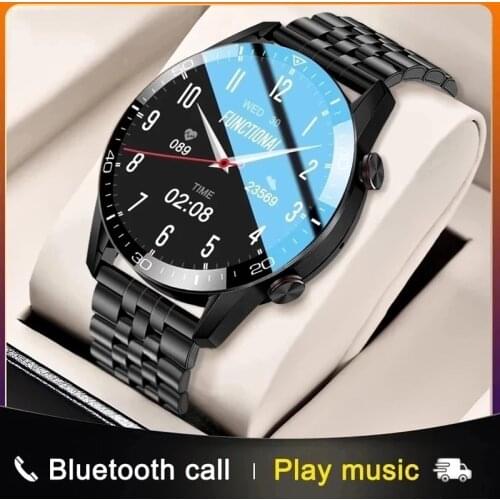 2021 New Men Smart Watch Bluetooth Call Watch Heart rate IP68 Waterproof Sports Fitness Watches For Android IOS Man Smartwatch