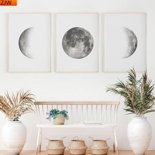 Full Diamond Embroidery Diamond Painting Moon Phases Picture of Rhinestones Diamond setting Diamond Mosaic Cross Stitch kits