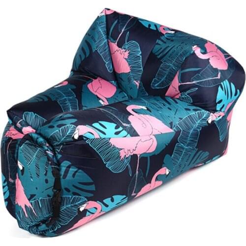 Camping Portable Folding Outdoor Fast Infaltable Air Sofa Sleeping Bed Mat Waterproof Lazy Bag Beach Garden Picnic Pad Mattress