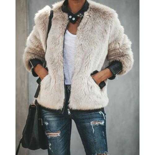 Женские куртки с мехом Puloru China At AliExpress