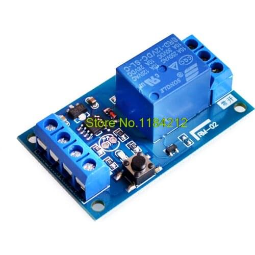 12V Bond Bistable Relay Module Car Modification Switch One Key Start and Stop the Self-Locking