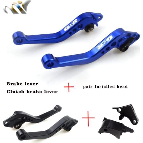 CNC Motorcycle Short Brake Clutch Lever For SUZUKI GSR 600 GSR600 GSR-600 2006-2011 GSR 750 GSR-750 GSR750 2011-2017 LOGO GSR