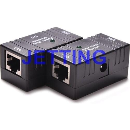 JETTING 10/100 Mbp Passive POE DC Power Over Ethernet RJ-45 Injector Splitter Wall Mount Adapter For IP Camera LAN Network 1PC