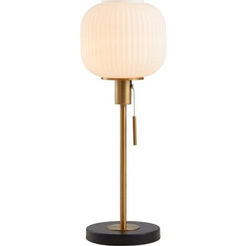 Nordic Ins Warm Romantic Table Lamp with Pull Switch led e27 Simple Modern Light Fixtures Home Decor Bedroom Bedside Living Room