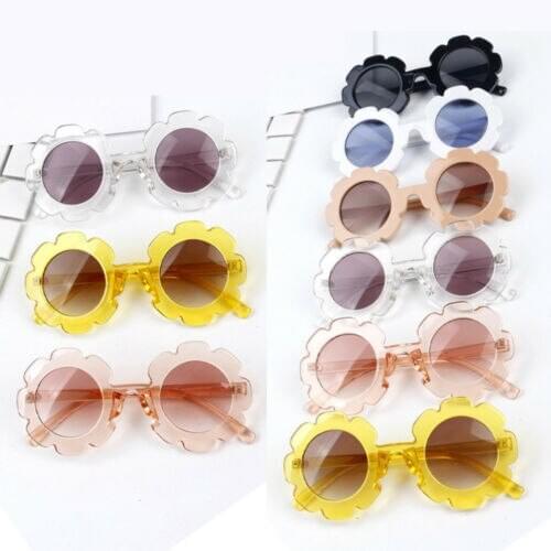 Oddler Summer Accessories Kids Baby Girls Beach Child Baby Sun Outdoor Wear Sunflower Kids Gift Summer Beach Holiday Eyewear