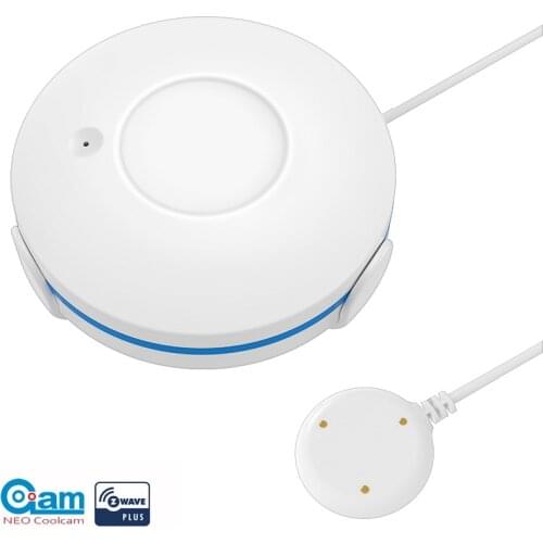 Z-wave NEO COOLCAM Smart Water Leak Alarm Sensor Z Wave Plus Water Flood Leakage Sensor With Remote Probe Water Resistant Sensor