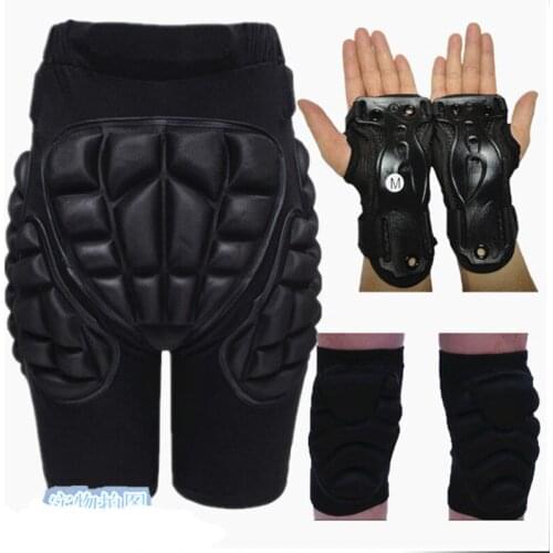 Protective Skiing Hip Pad Knee Pads Wrist Support Palm Kid Adult Outdoor Sports Skiing Skating Snowboard Impact Protection