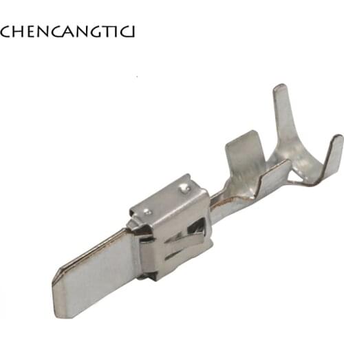 20 Pcs Tyco Automotive Crimp Wire Terminal Spade Male Electrical Connector Metal 6.3MM Splice Pins 2-963736-1 1-968050-1 for VW